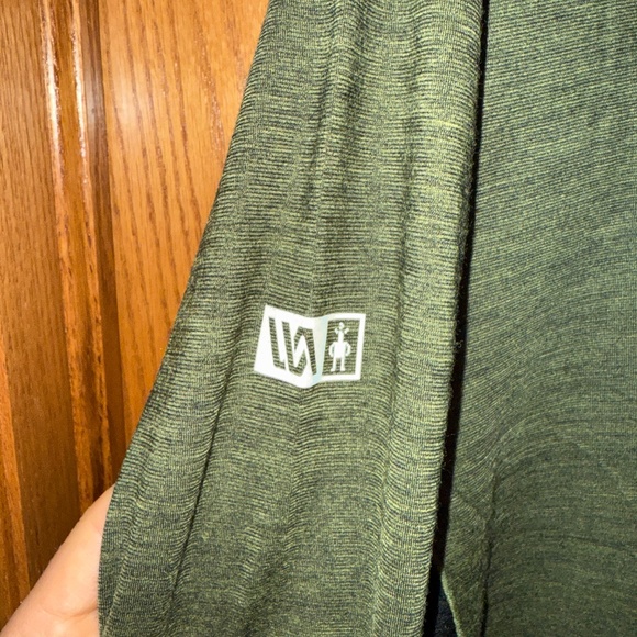 Smartwool Men's Long Sleeve Tee - Olive and Black - Picture 6 of 9